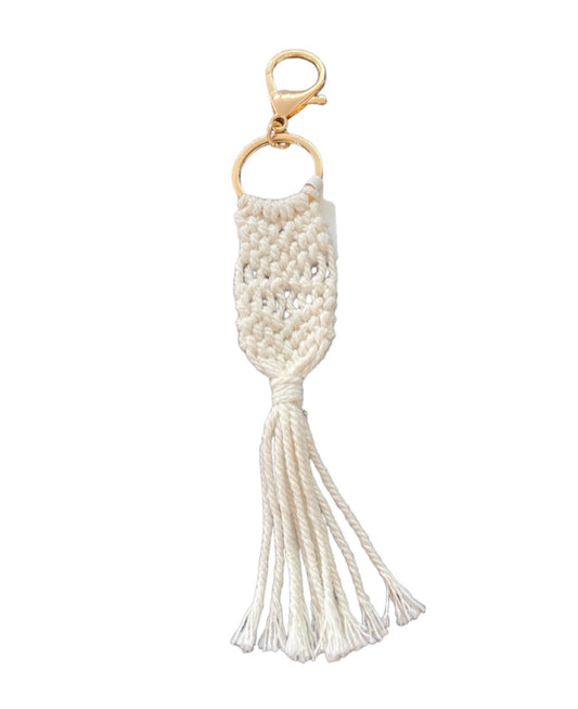 A6527 - Croche Keyring Tassel Clip