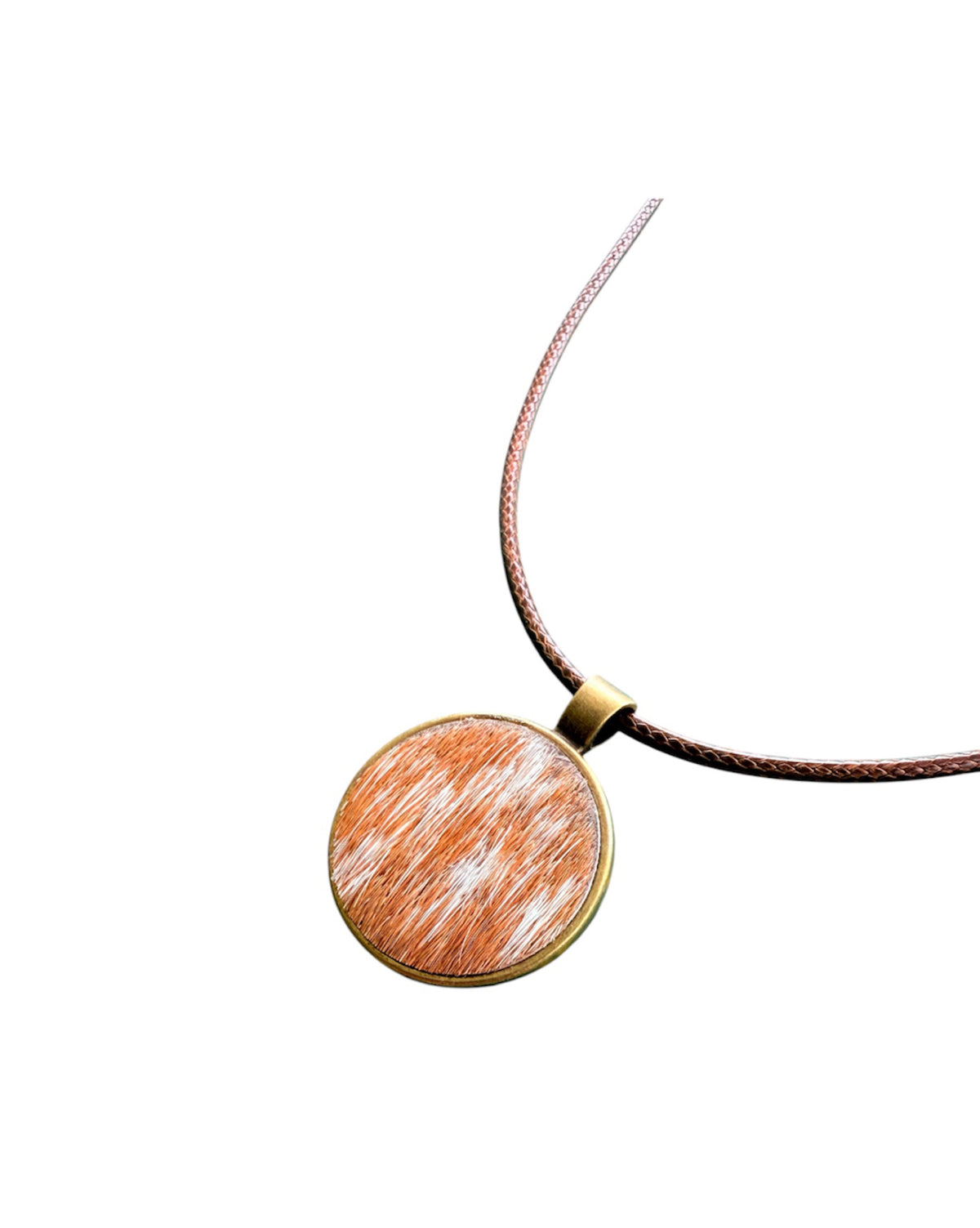 J6912 - 100% Cowhide Pendant Necklace - Rawhide Western Wear 