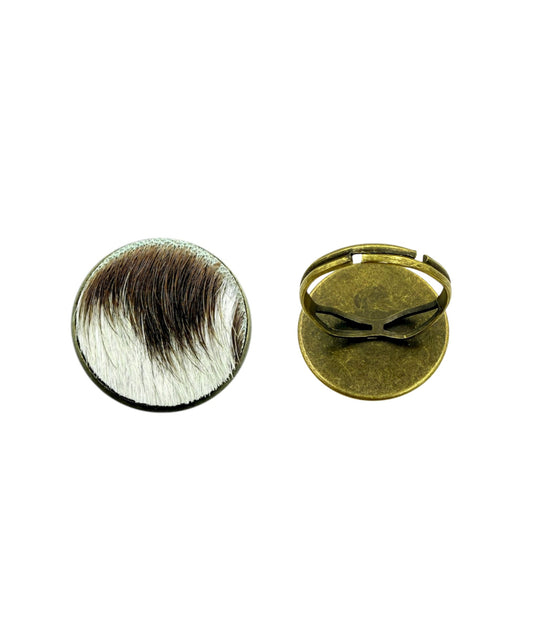 J6481E - Western Real Cowhide Ring