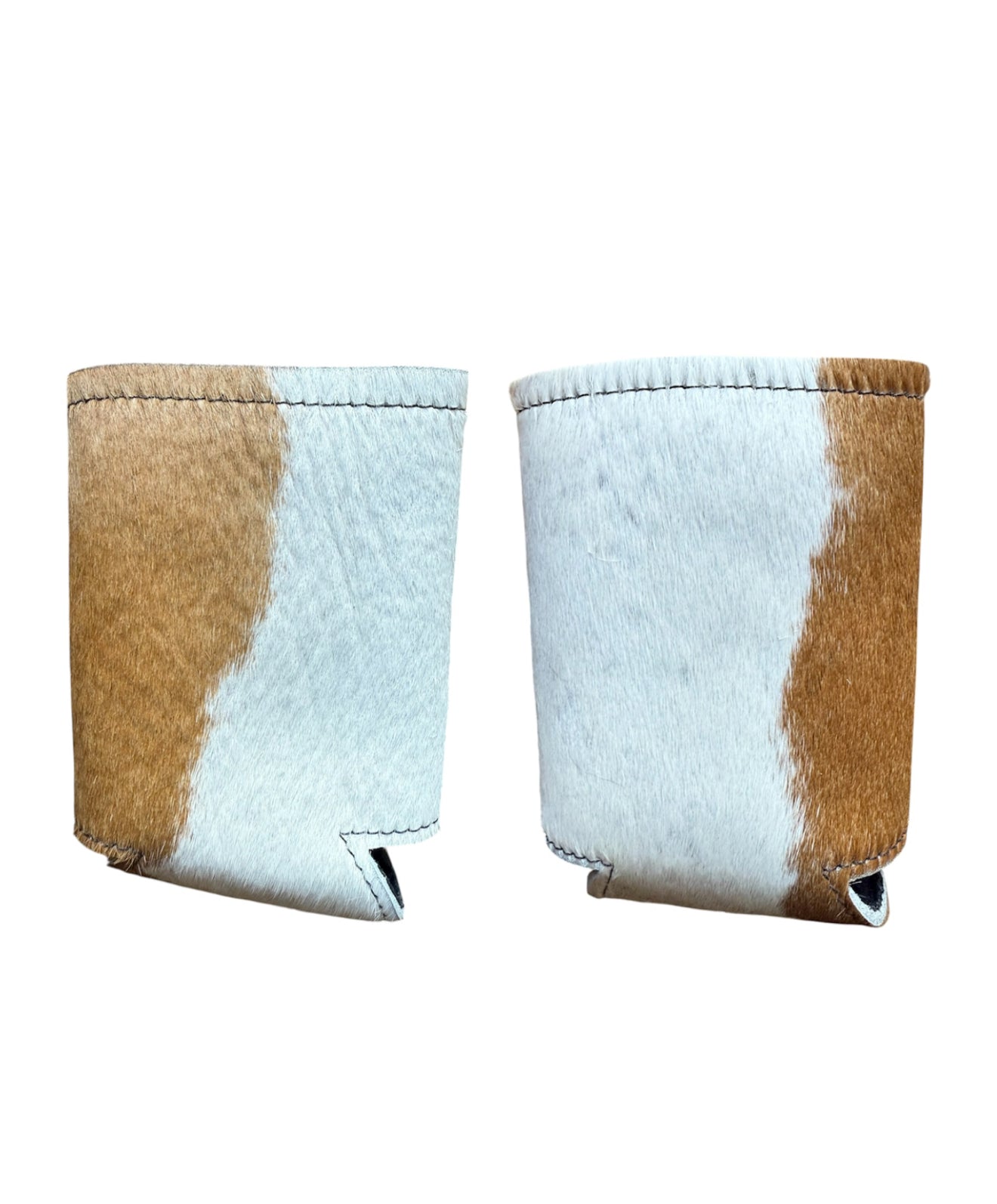 A8772 - 100% Hair on hide Stubby Cooler - Rawhide Western Wear 