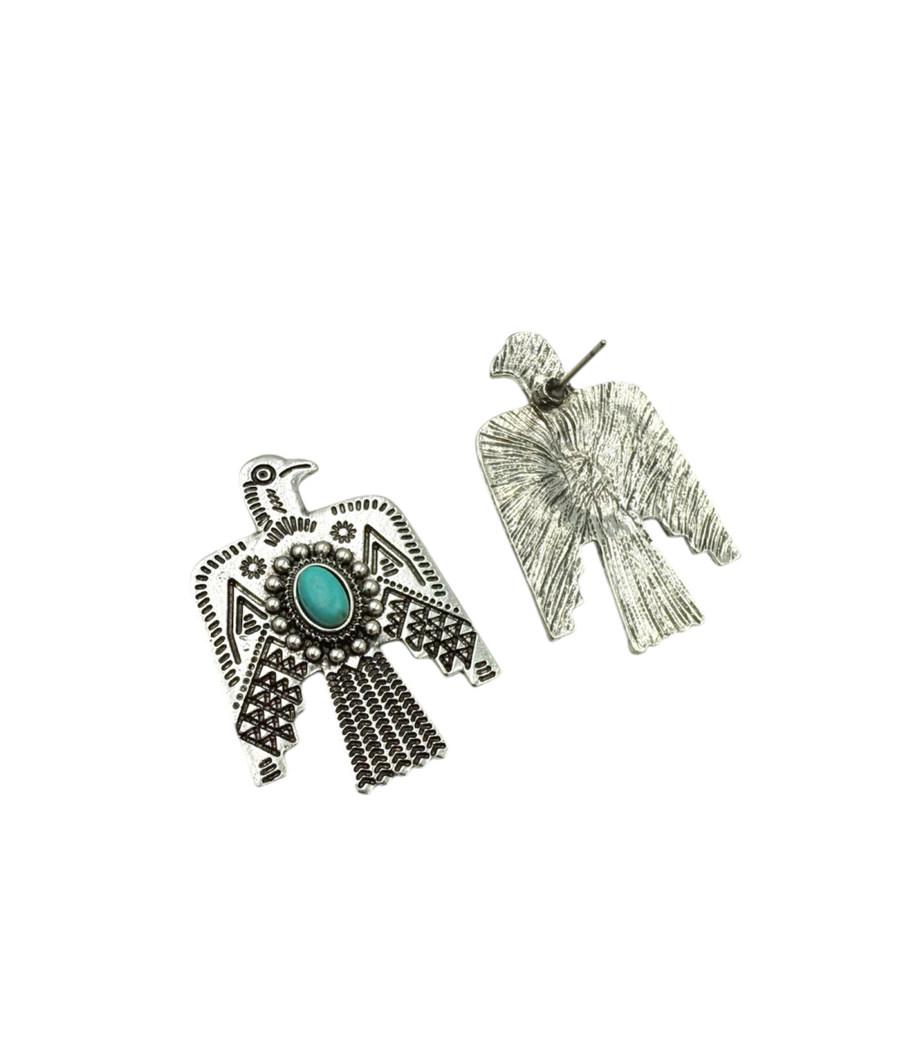 J7076 - Thunderbird Turquoise Stud Earrings