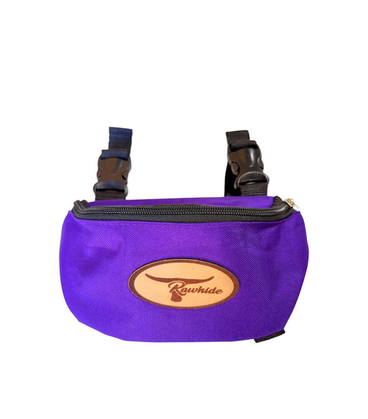T5528PUR - Purple Nylon Saddle Pouch