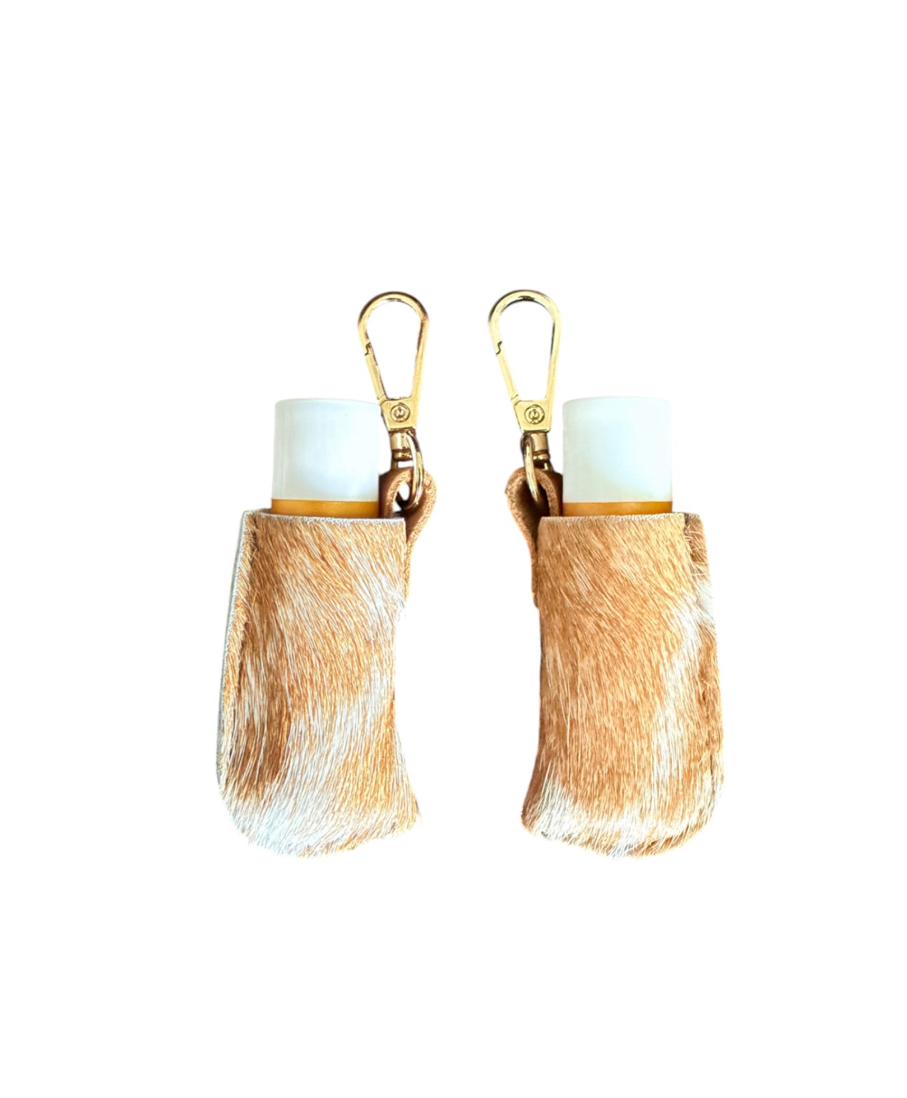 A9007 -  Real Cowhide Lip Balm Holder w Clip