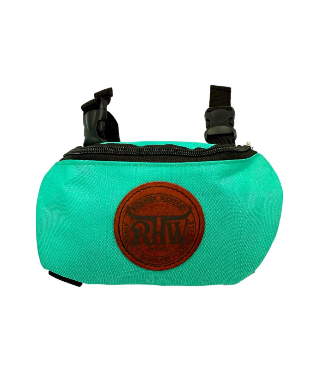 T5528T  - Turquoise Nylon Saddle Pouch - Rawhide Western Wear 