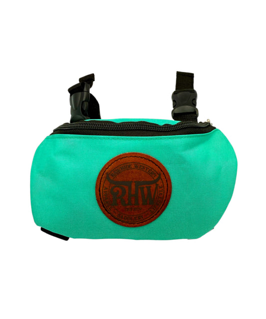 T5528T  - Turquoise Nylon Saddle Pouch - Rawhide Western Wear 