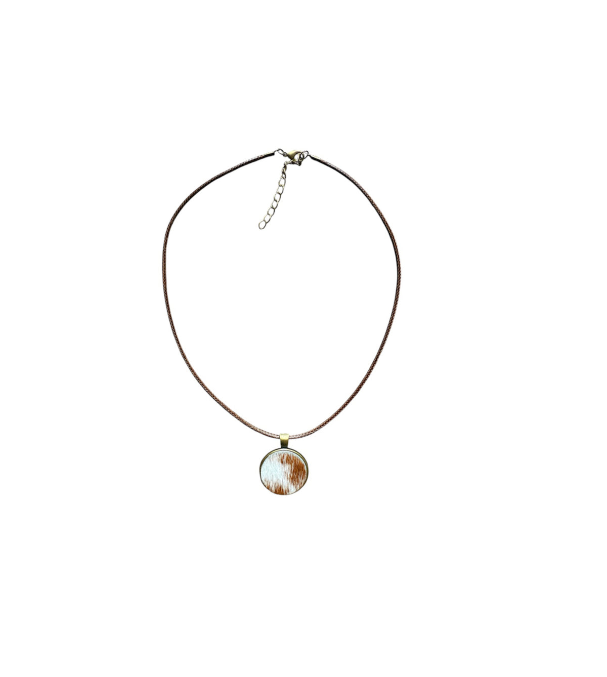 J6912 - 100% Cowhide Pendant Necklace - Rawhide Western Wear 