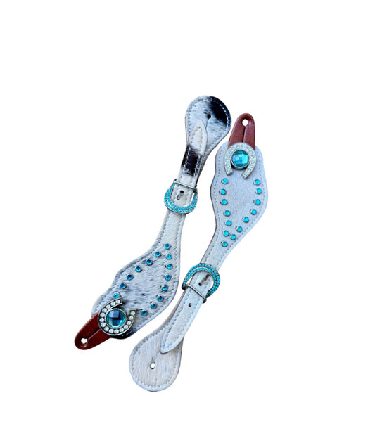 247A - Ladies Glittering Grit Spur Straps