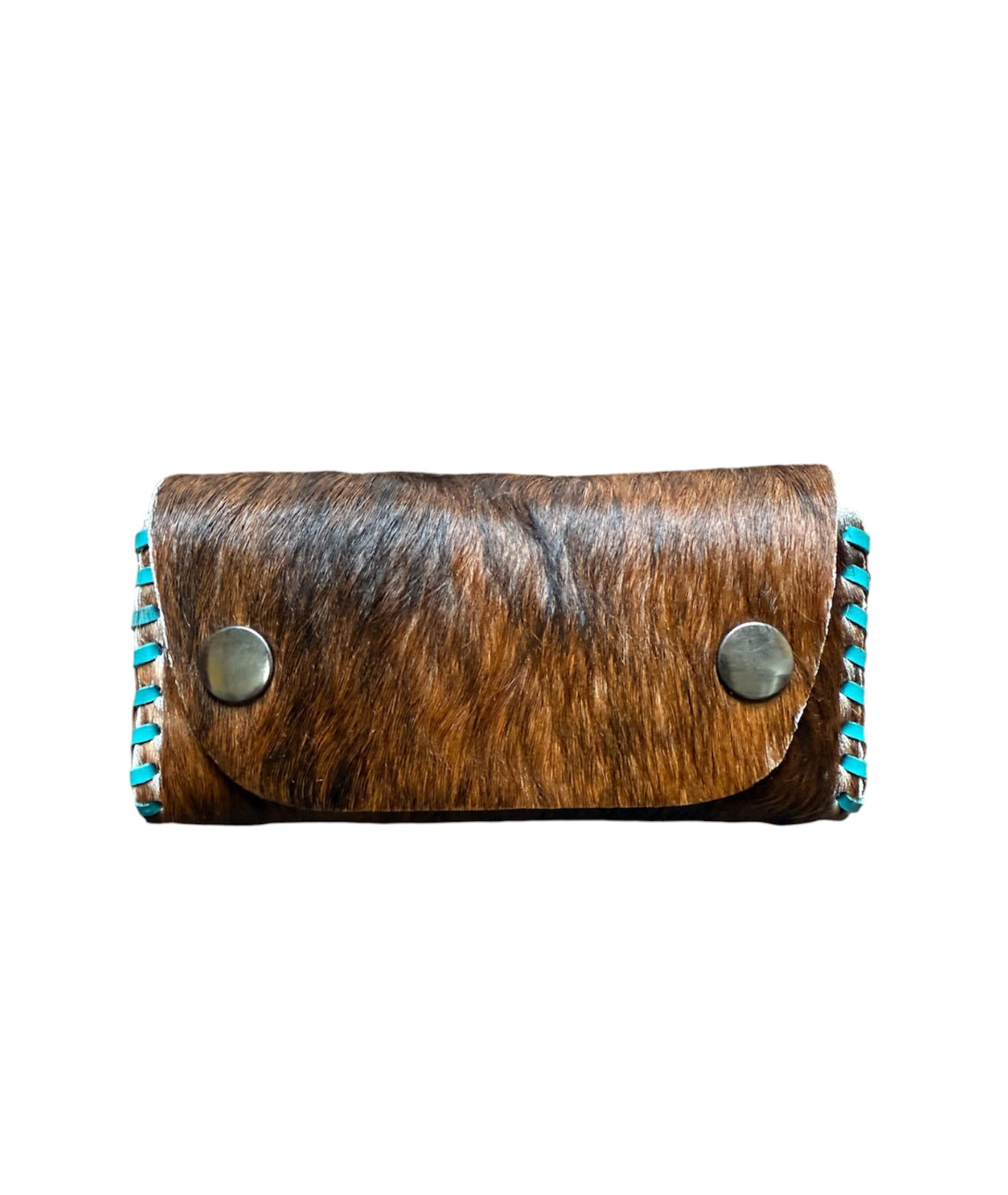 A8650 - Hair-On Cowhide Leather Tobacco Pouch