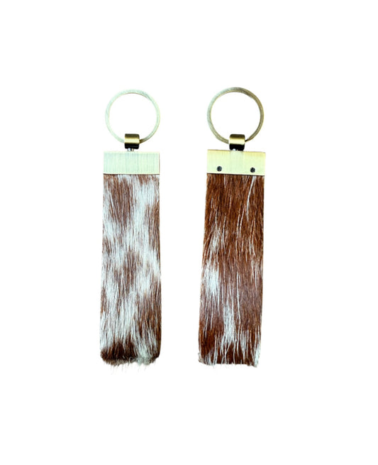 A8729 - Small Cowhide Wrist Strap Keychain