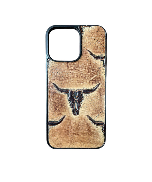 A8507 - IPhone 14 Pro Max Tooled Leather Case