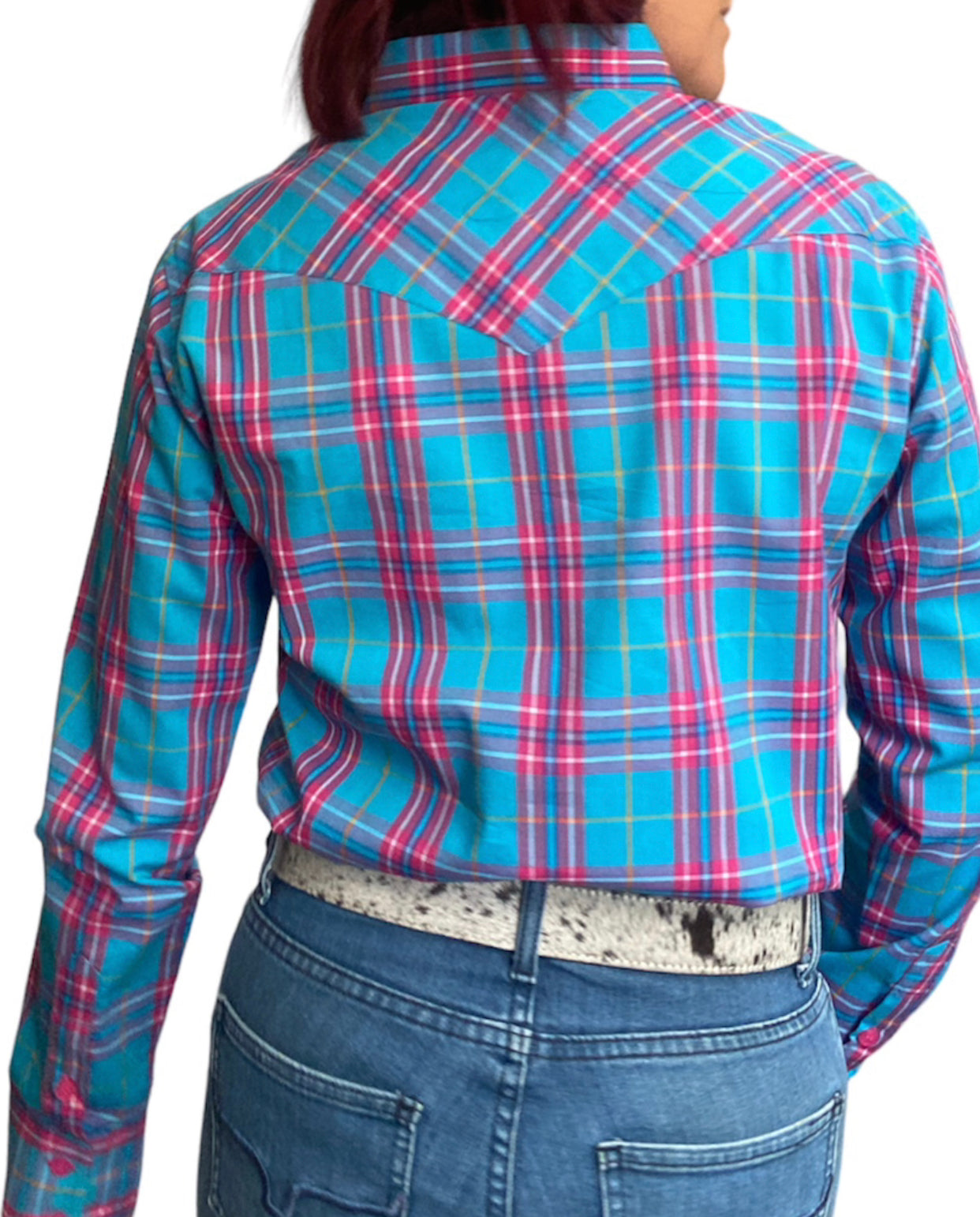 L1459- SAFFI Ladies Check Western Shirt
