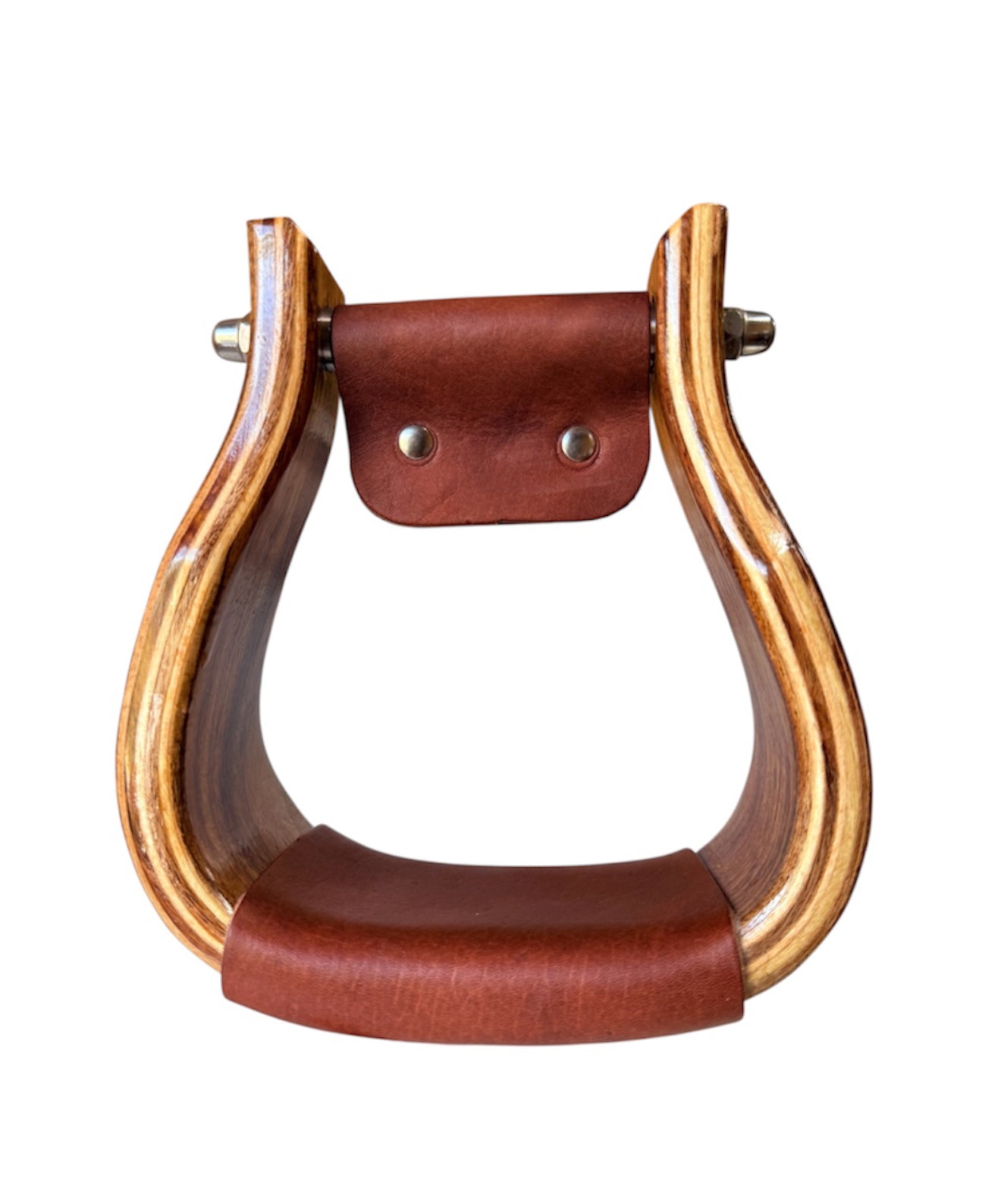 022133 - Wooden Offset Stirrups - Rawhide Western Wear 