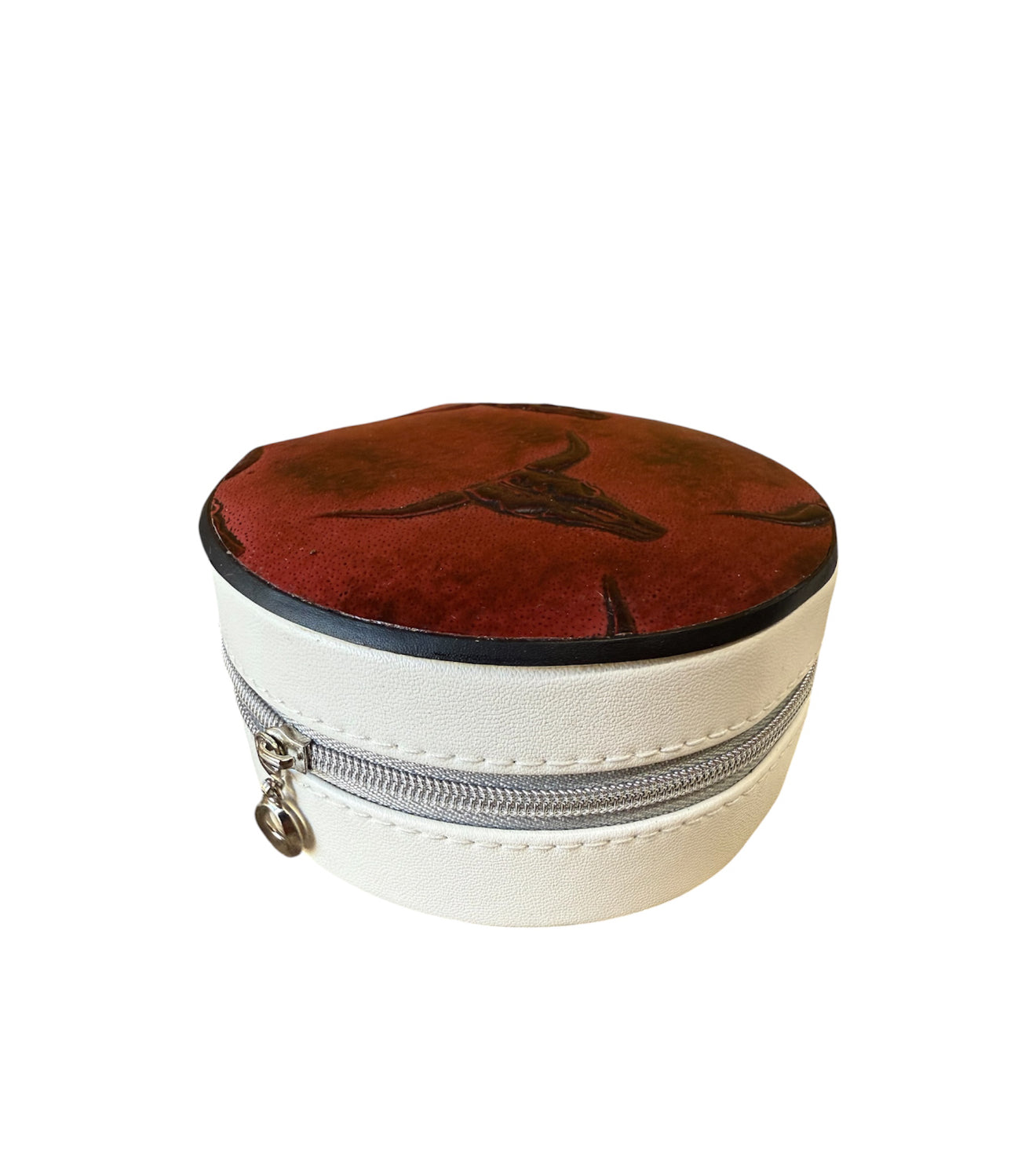 A8854 - 3 Layer Large Tooled Leather Jewellery Box
