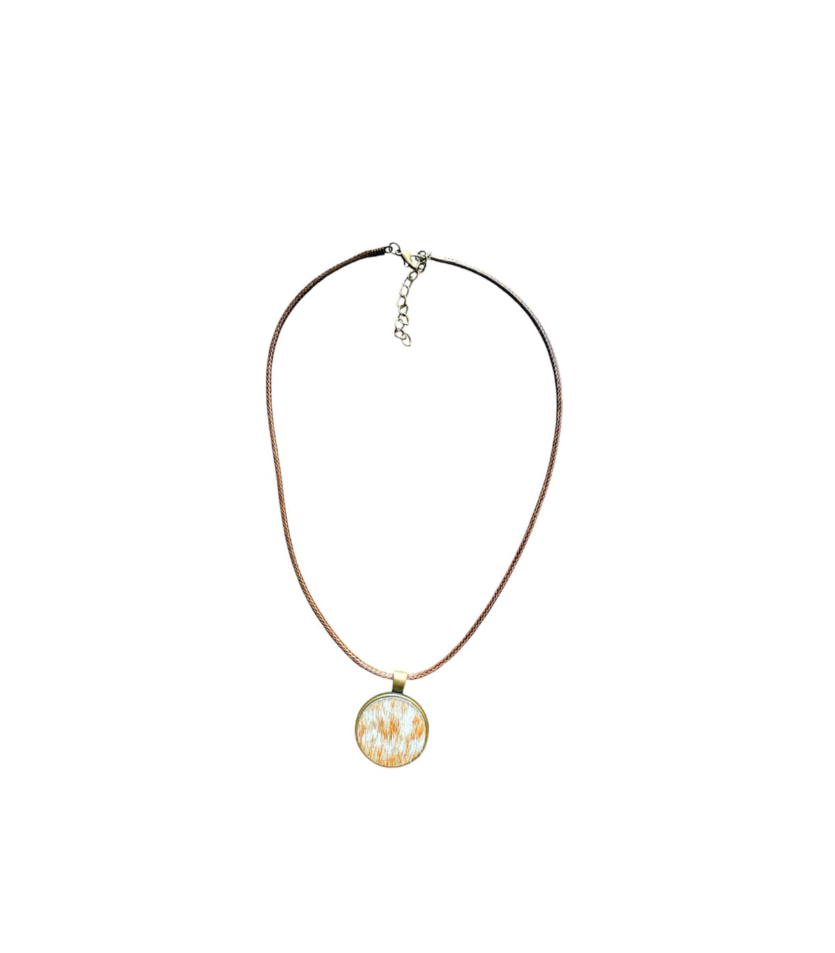 J7098 - 100% Cowhide Pendant Necklace - Rawhide Western Wear 
