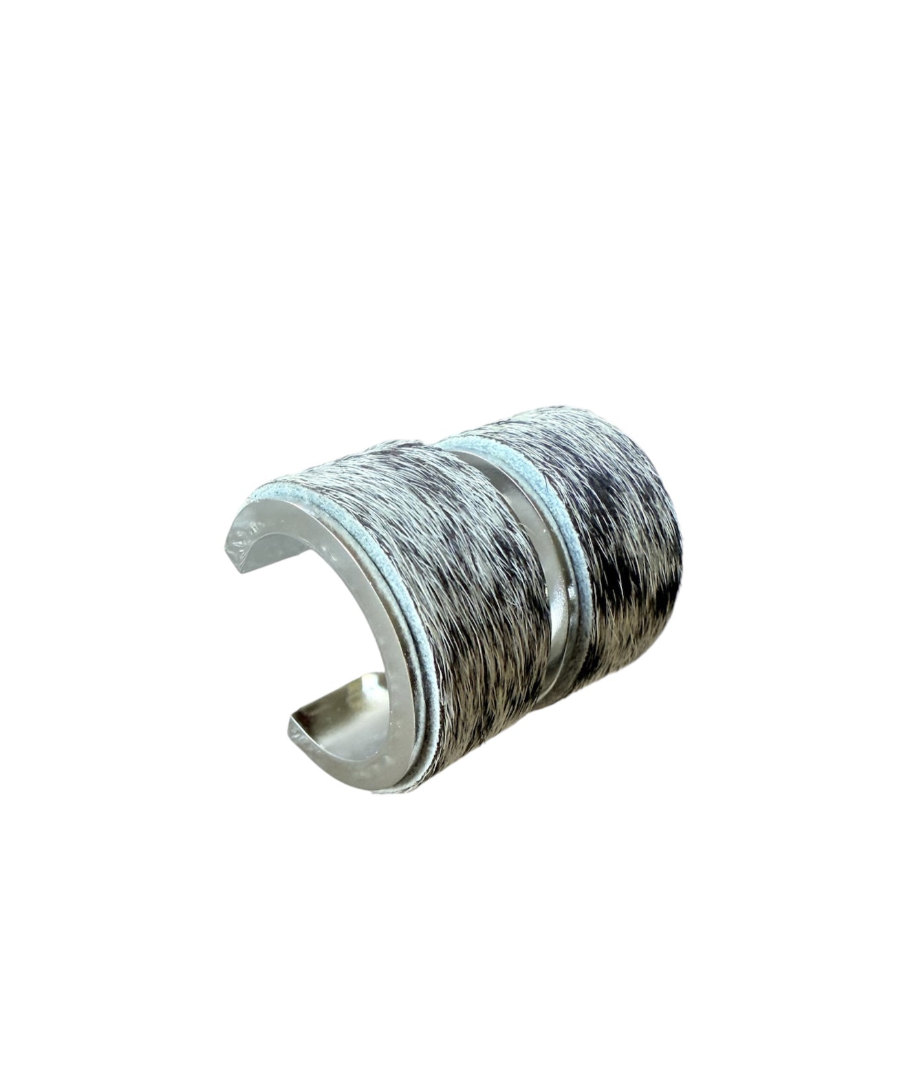 J7048C - C Shape Hide Stud Earrings - Rawhide Western Wear 