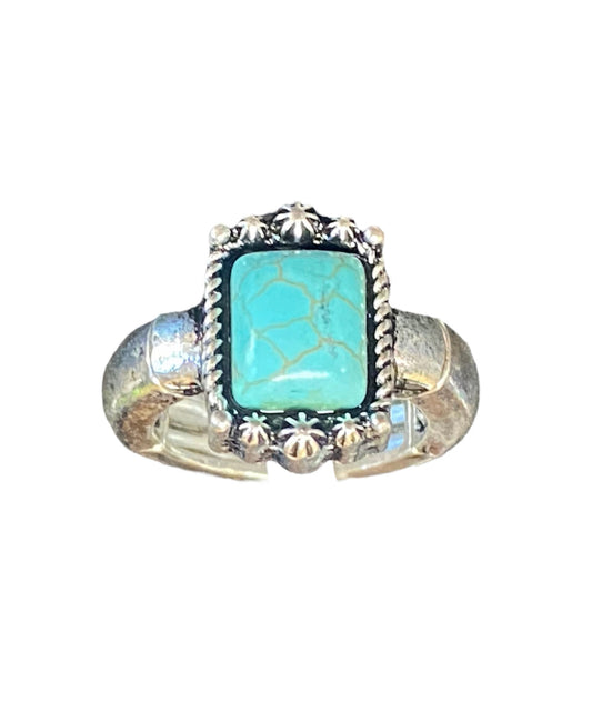 J6781 - Western Design Stone Stretch Ring