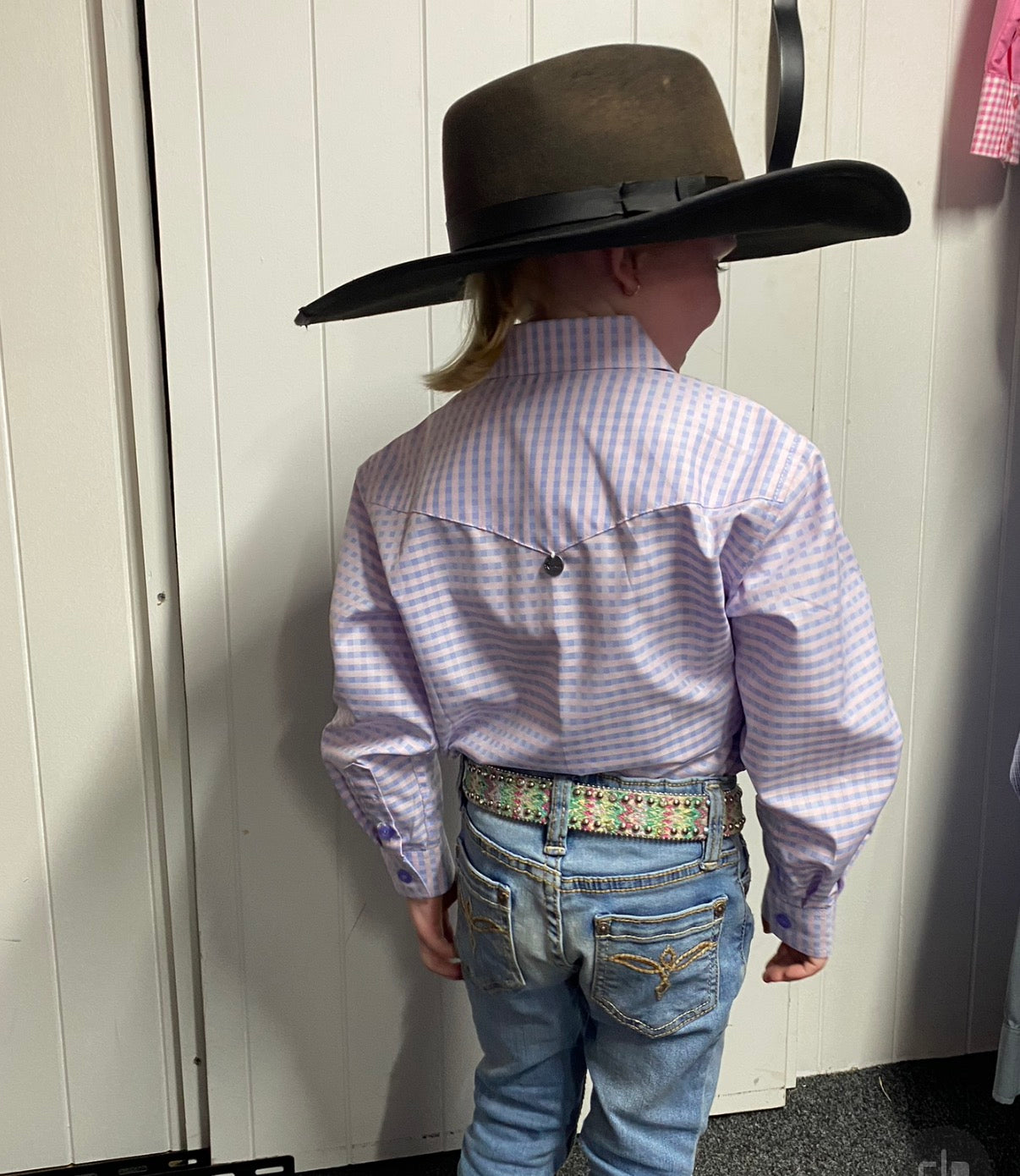 K2057 - Kids Check Western Shirt - Rawhide Western Wear 
