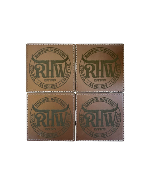 P4072C  - Rawhide Western Logo Drink Coaster - Rawhide Western Wear 
