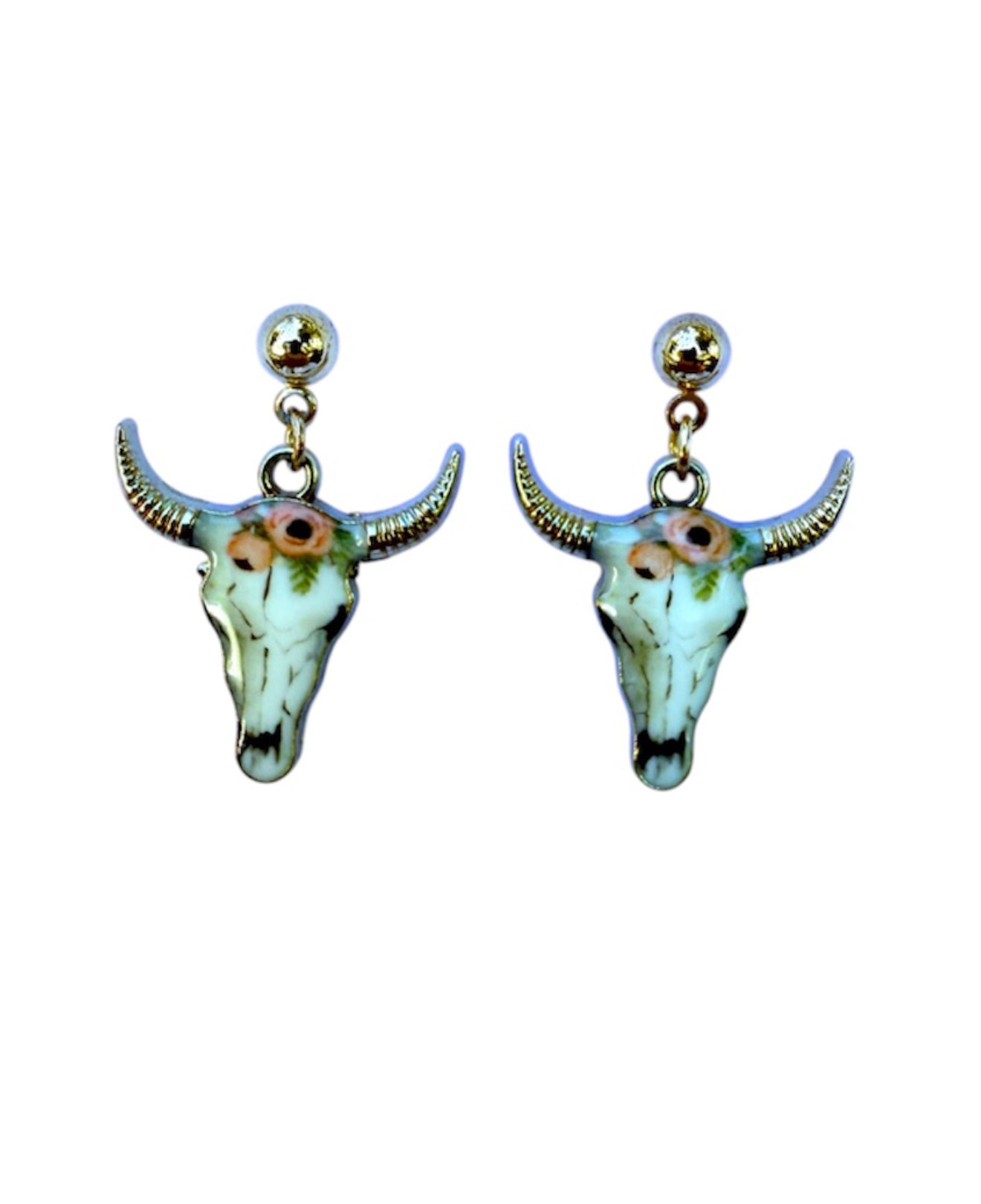 J7026  - Stud Dangle Earrings