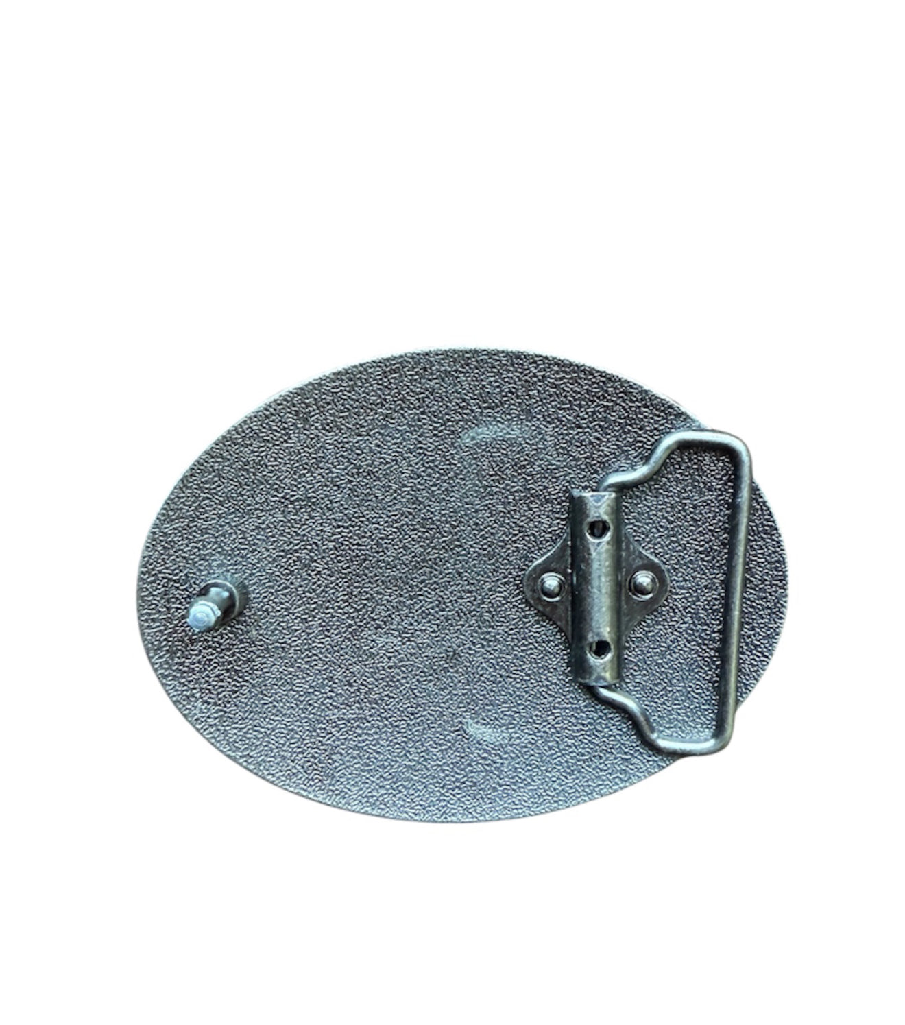 P4205A - Silver Antique Colour Western Buckle w Laser RTW insert