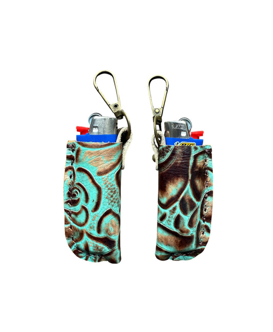 A8893 -  Leather Lighter Holder w Clip