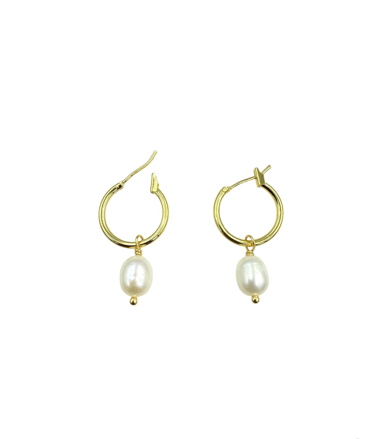 J7062 - Real Pearl Sleepers Earring