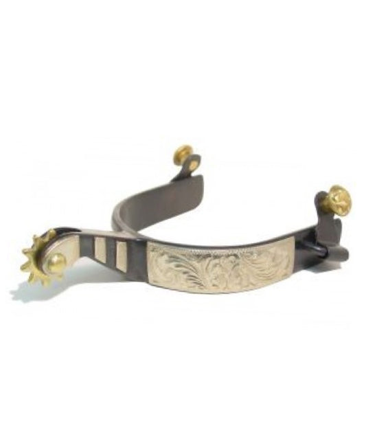 08796  - Roping Spur Black Mens - Rawhide Western Wear 