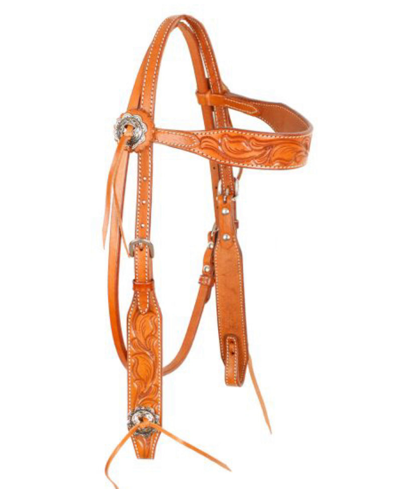 74057 - Argentina cow leather browband Bridle