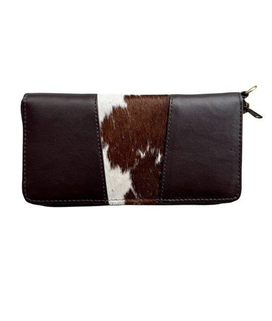 L71062CF - Ladies Wristlet Cowhide Wallet