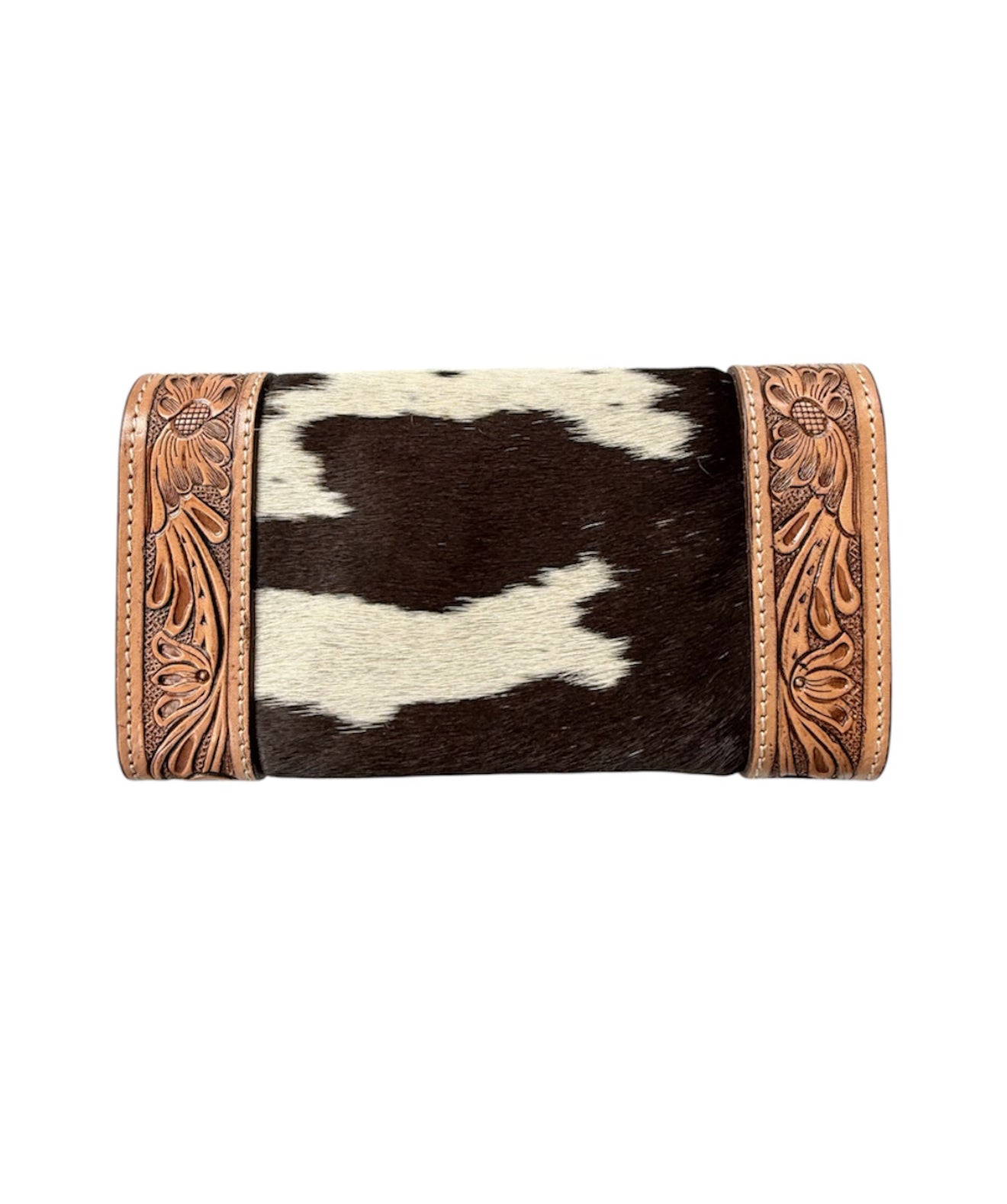 AW26C - Tooling Leather Trifold Cowhide Wallet
