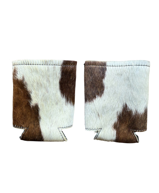 A8496 - 100% Hair on hide Stubby Cooler - Rawhide Western Wear 