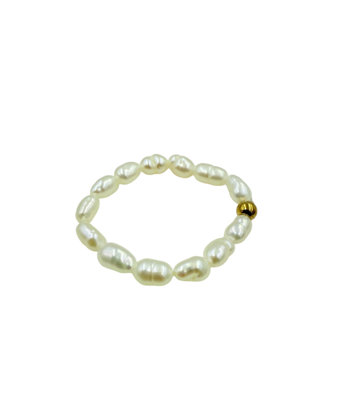 J7119 - Real Pearl Adjustable Ring - Rawhide Western Wear 