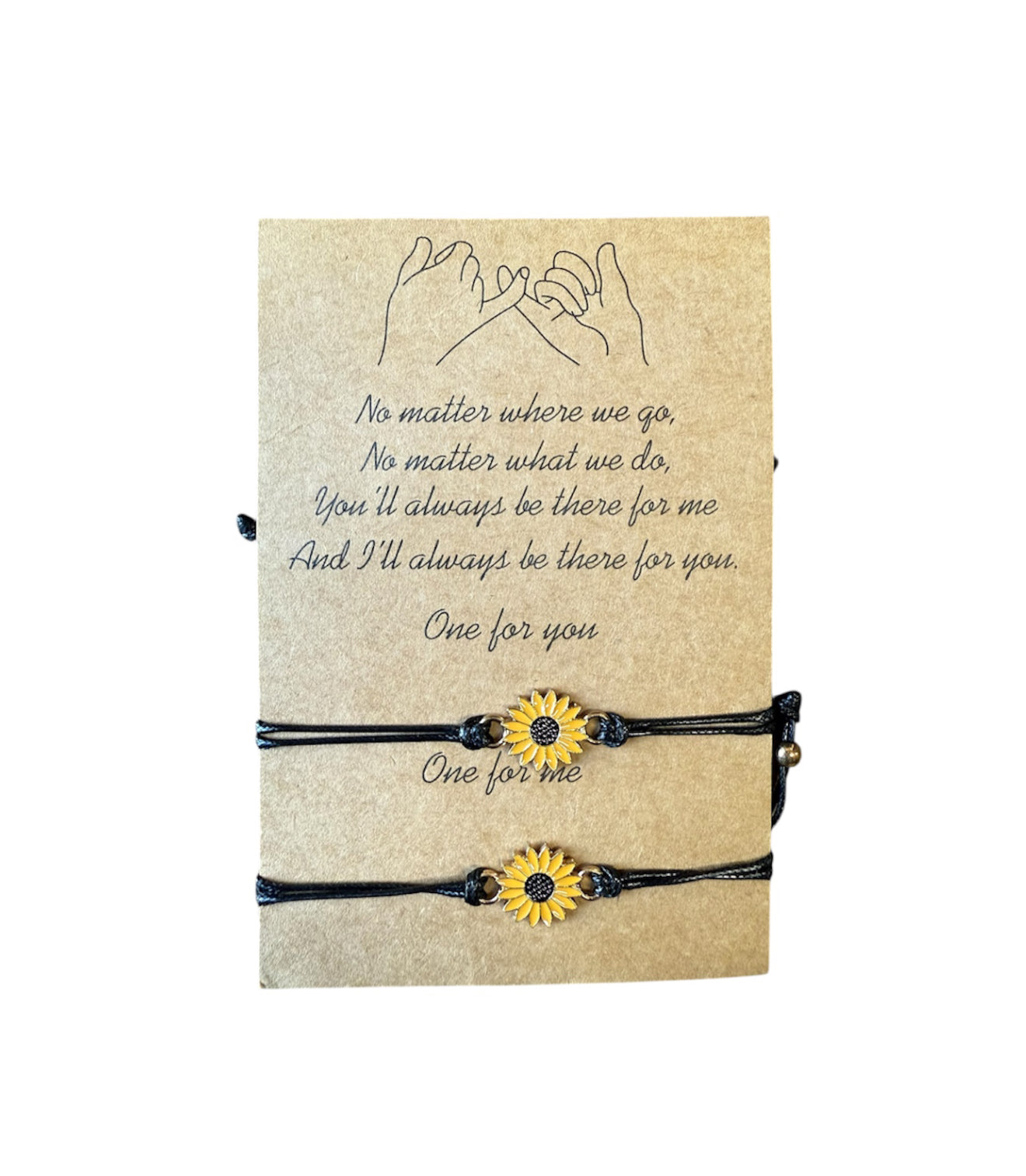 J7029A - Sunflower Wrist Straps 2 Pack