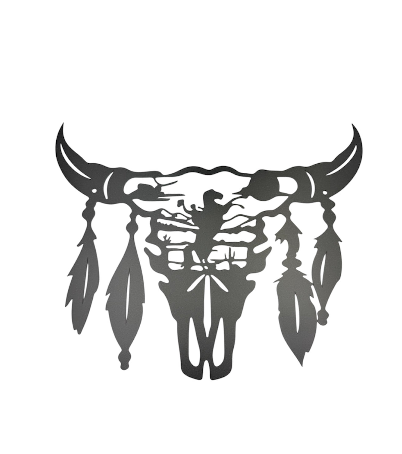 A8913E -  Black Metal Silhouette Sign