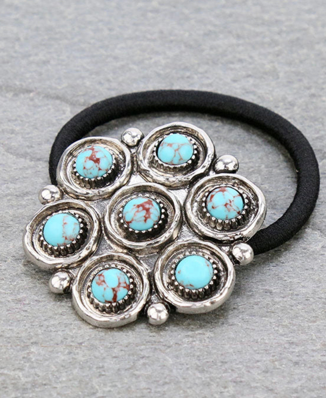 J6653 - Western Style Stone Hair Tie