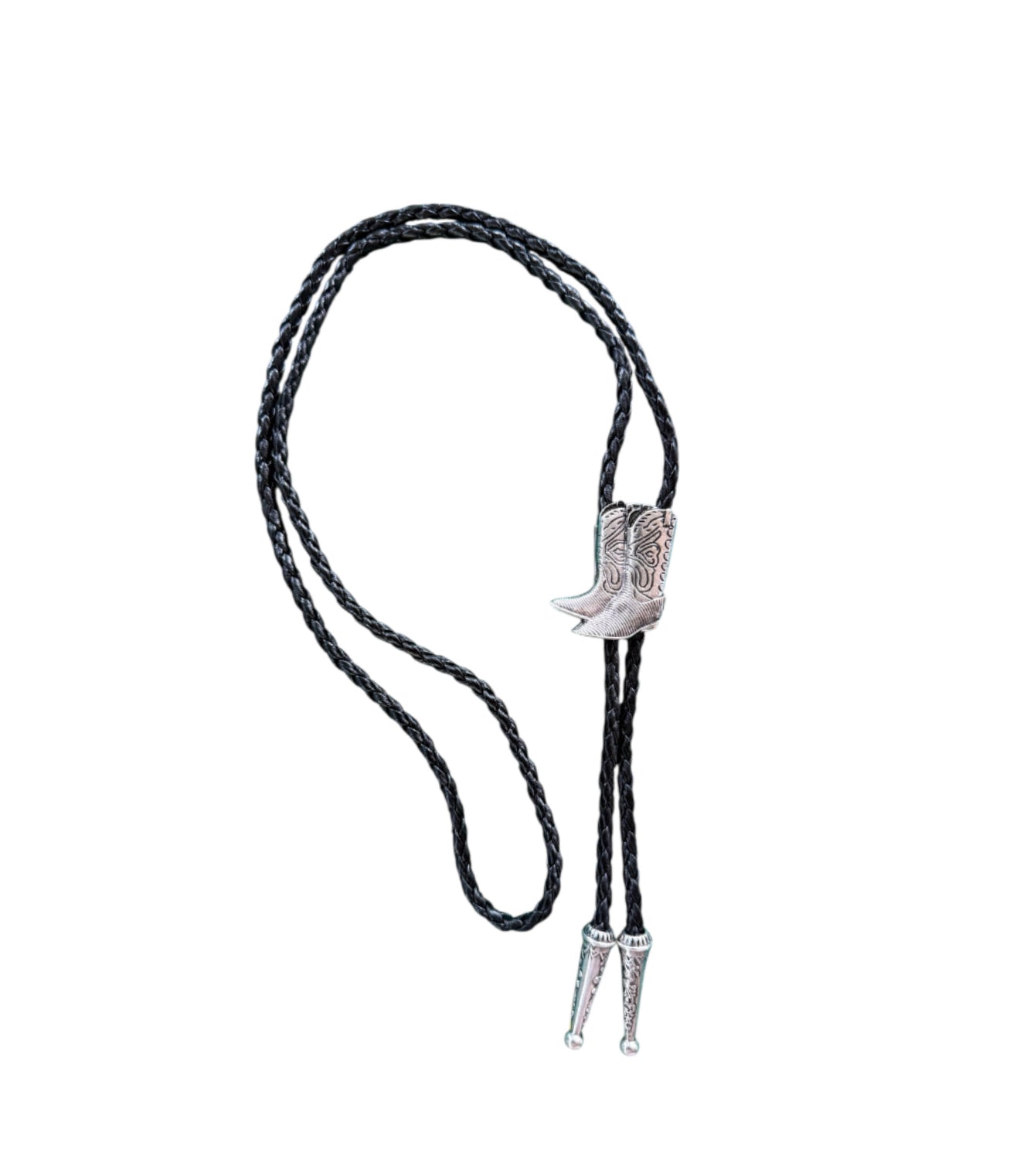 J7099 - Bolo Tie with Pair of Boots Pendant