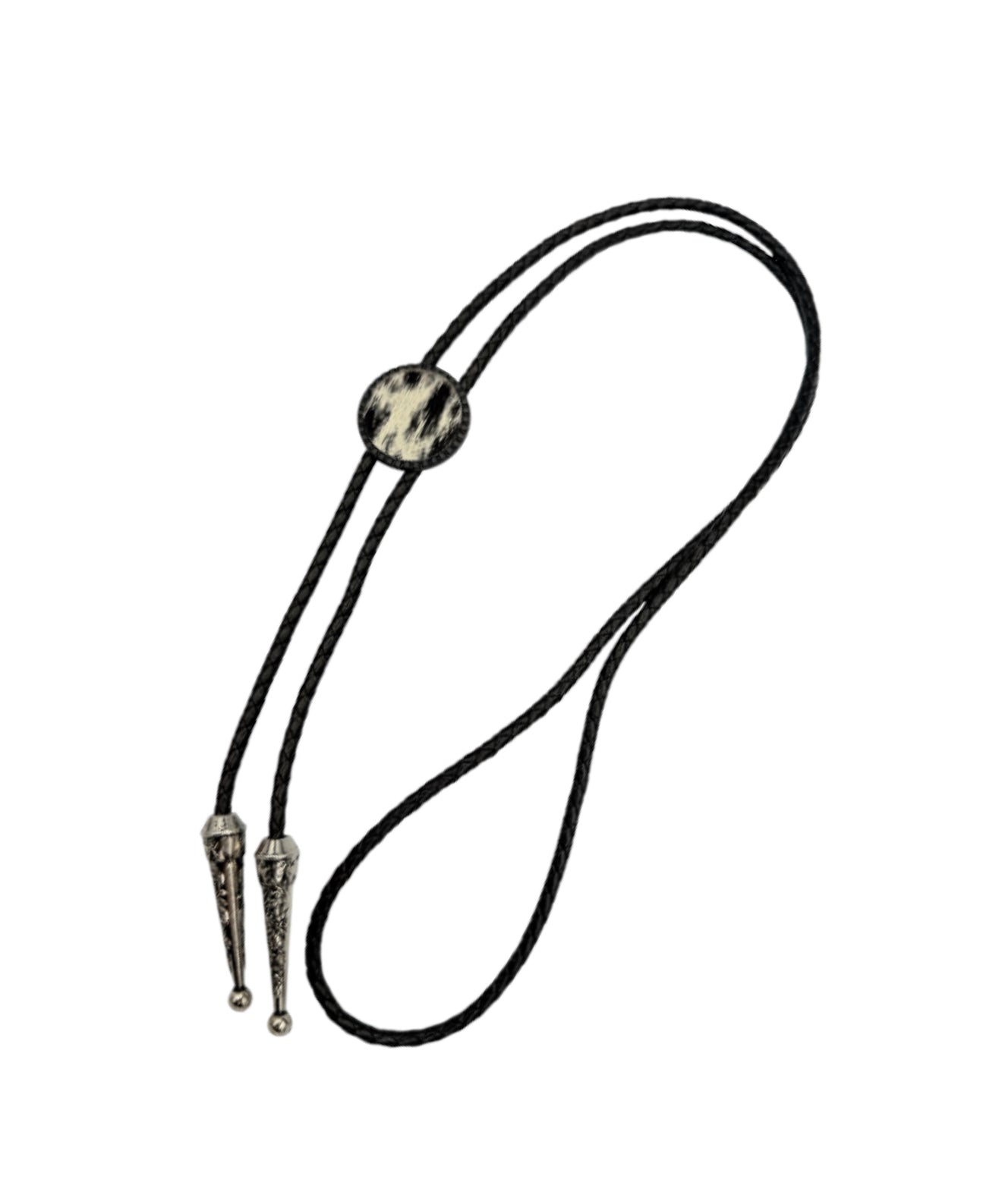 J7128 - Real Leather & Cowhide Adult Bolo Tie