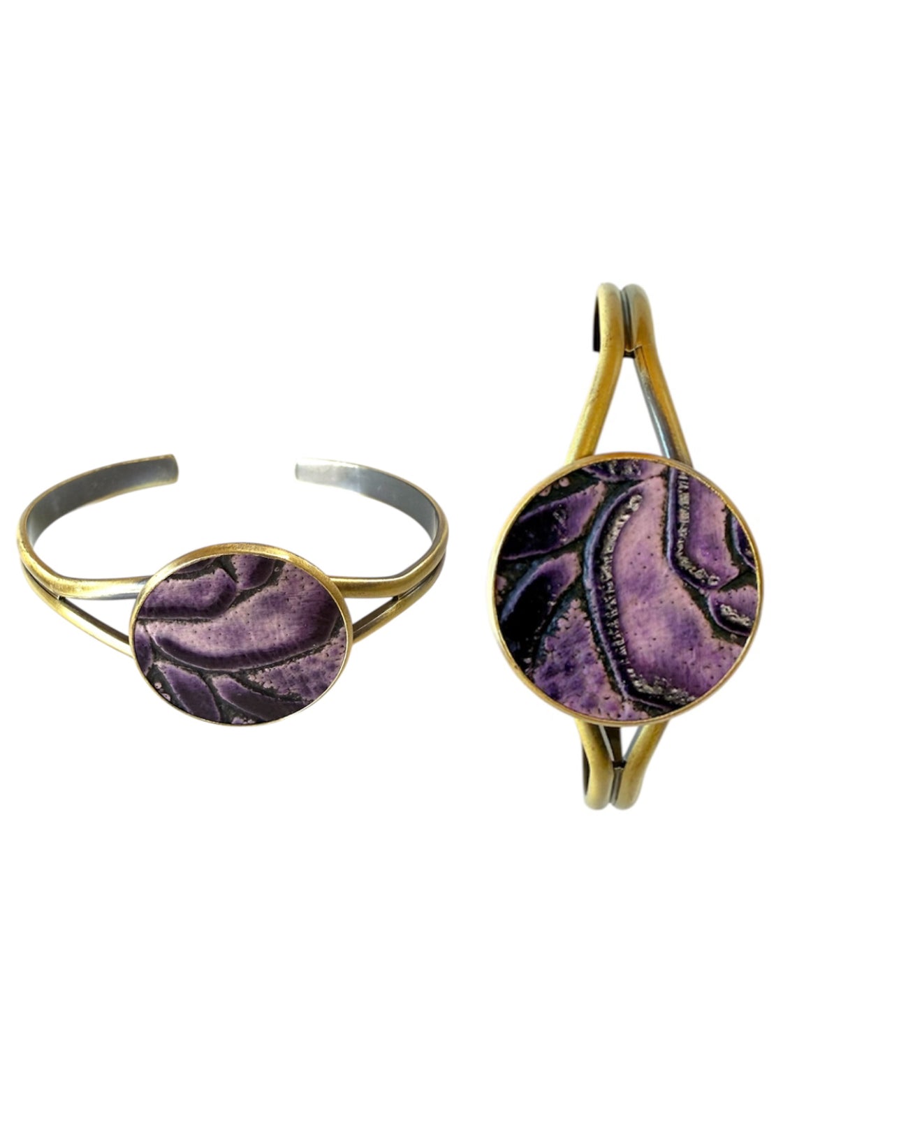 J6857R - 3/4 Bangle w Real Leather Bezel