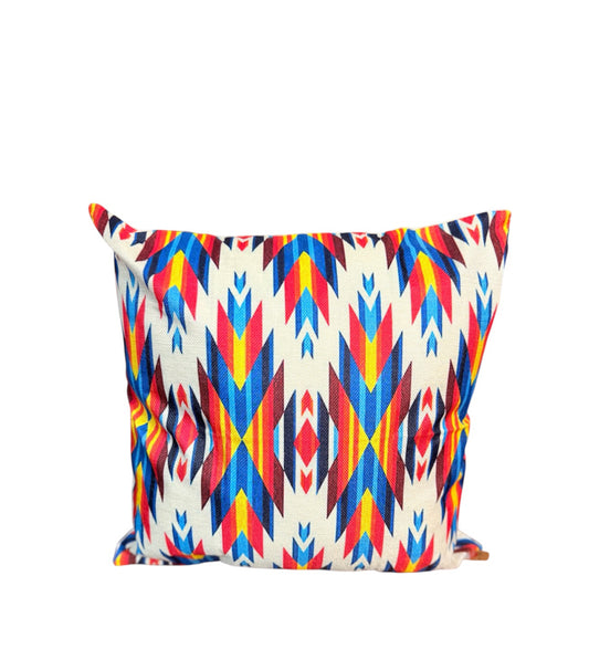 A8906 - Aztec Print Linen  - Cushion Cover