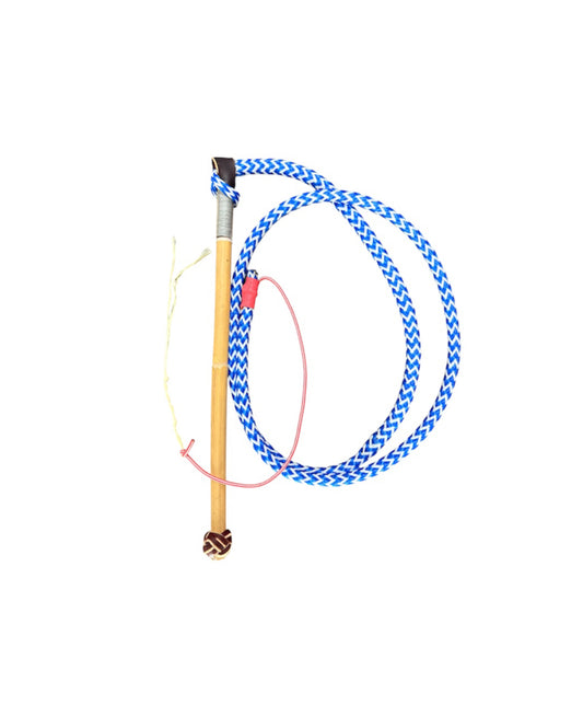 T5048 - Aust Made Blue Nylon Stock Whip - Rawhide Western Wear 