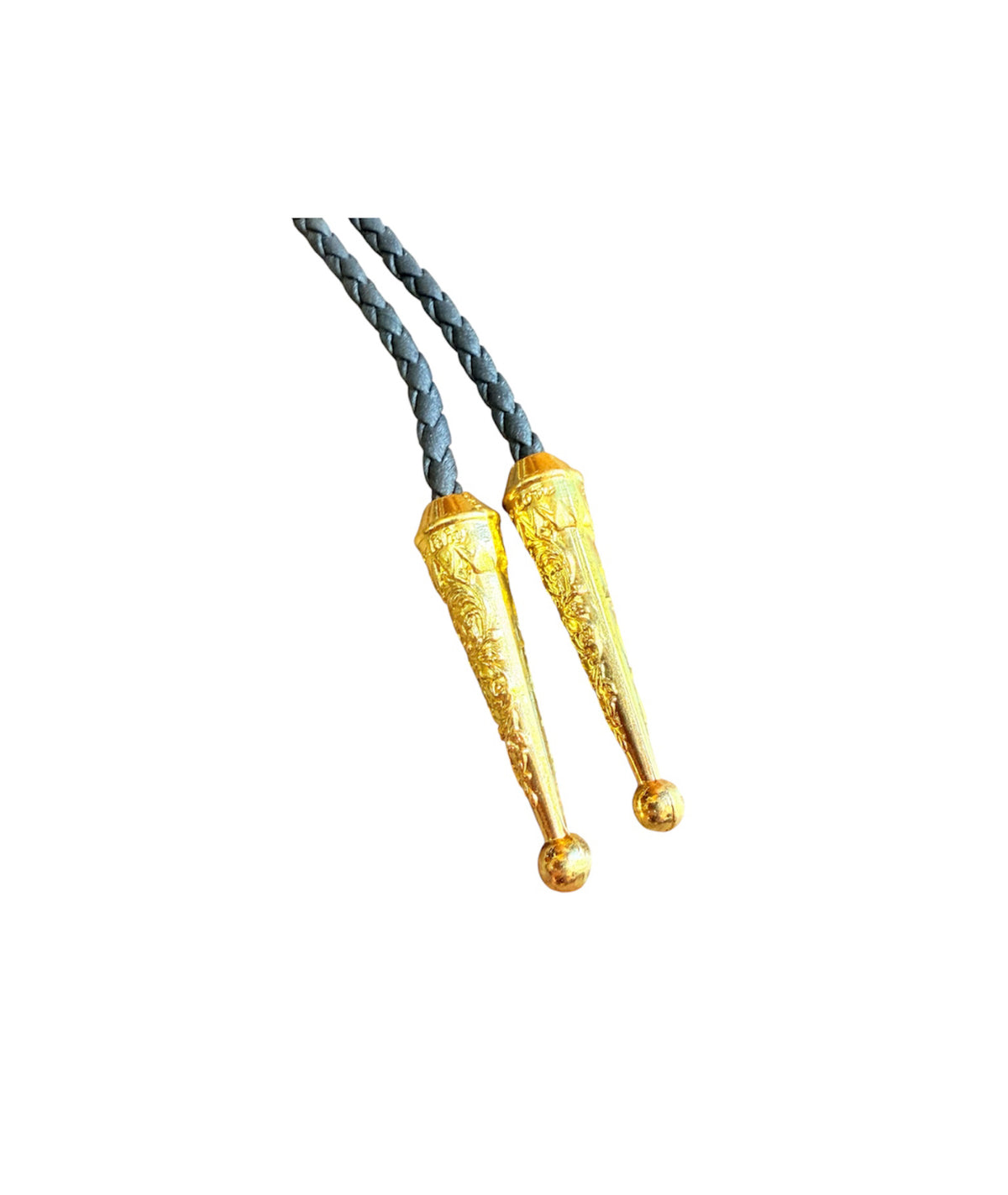J7084 - Bolo Tie w Bronze Bead - Rawhide Western Wear 
