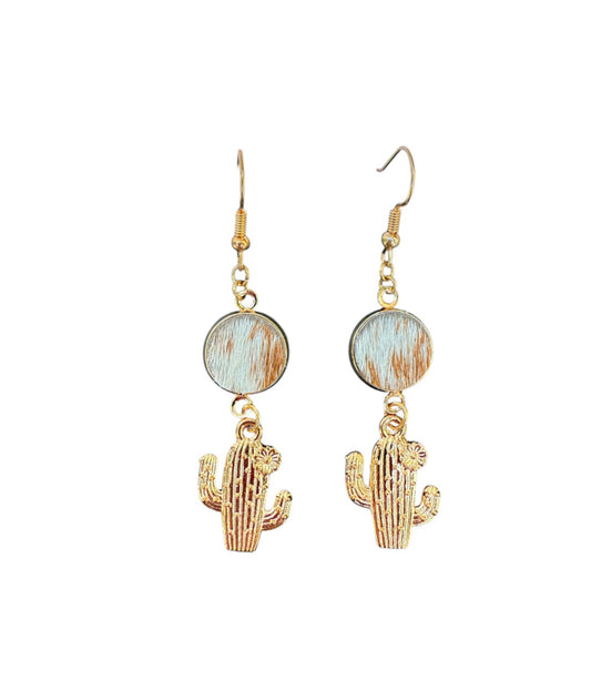 J7047B - Hide Gold Coloured Fishhook Earrings