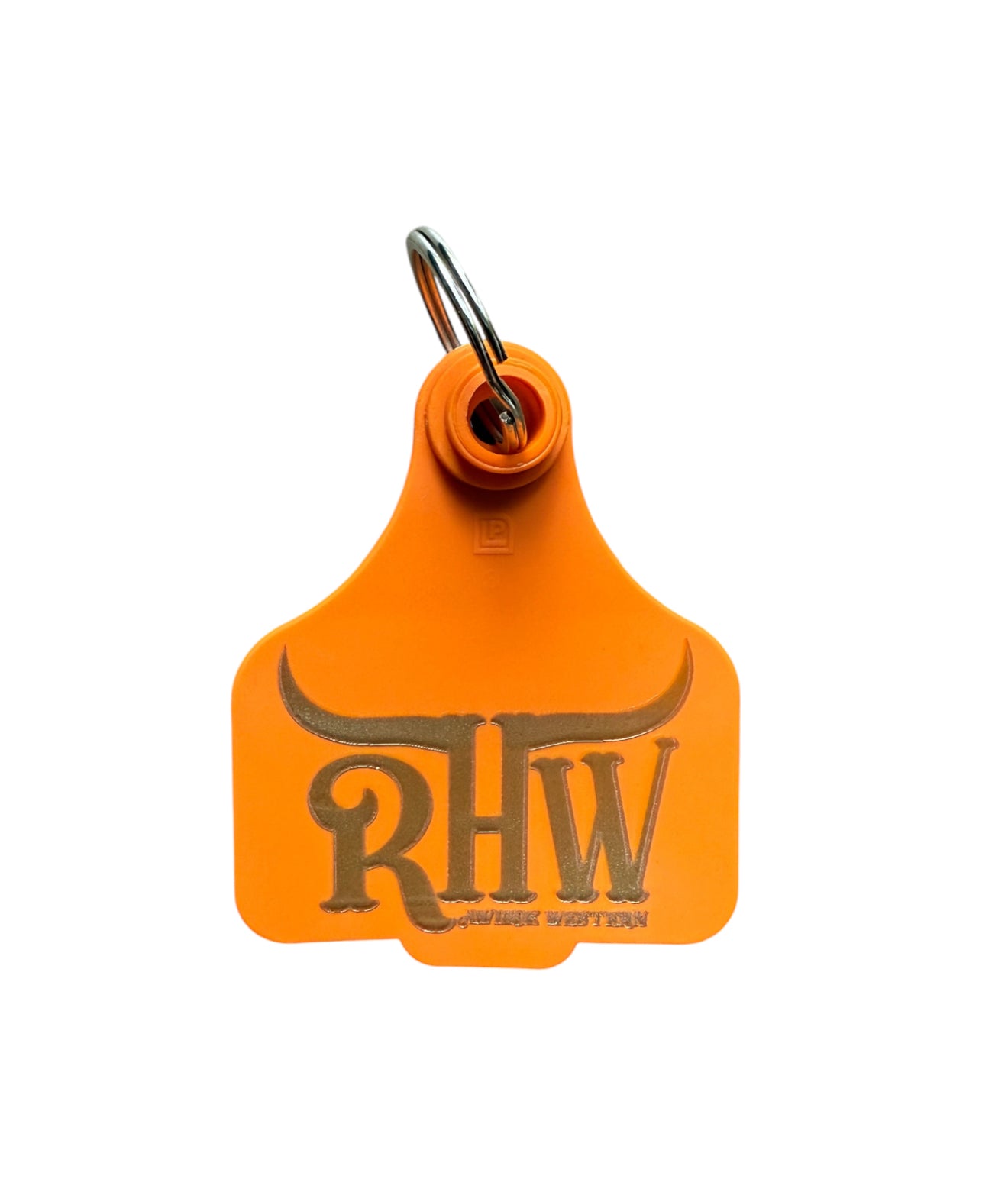 P4256 - Orange Rawhide Western Cattle Tag - Rawhide Western Wear 