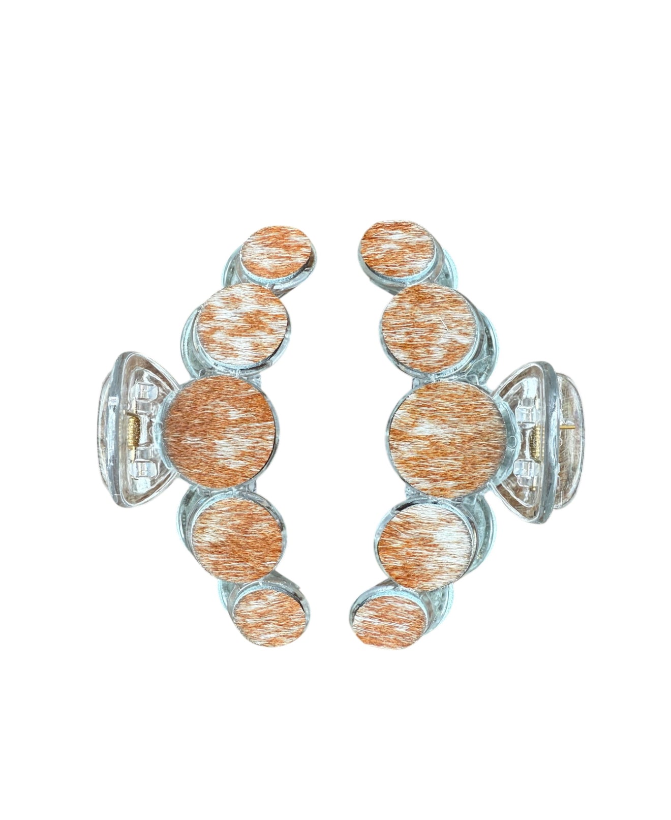 J6892A -  Cowhide Large Hair Claw Clip