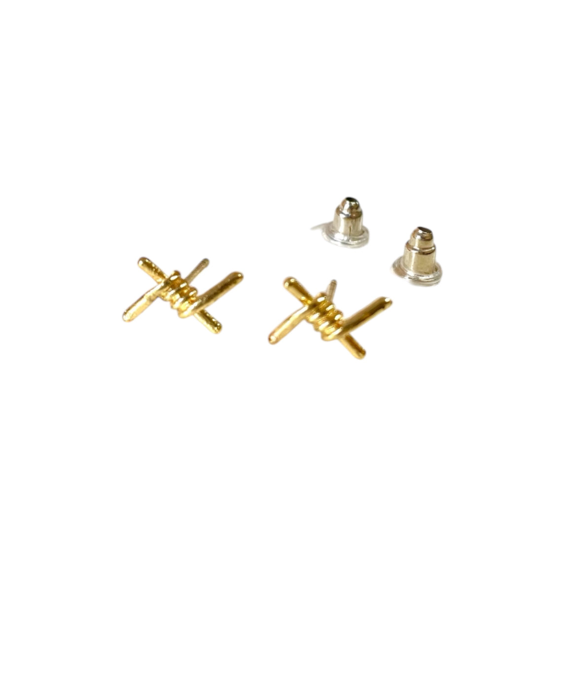 J6221 - Barb Wire Stud Earrings - Rawhide Western Wear 