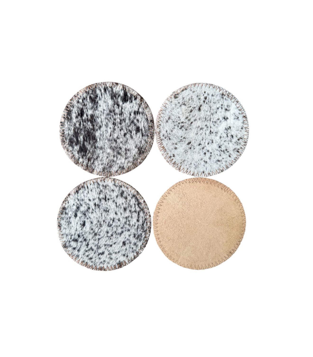 A8865 - 100% Hide & Leather Coasters