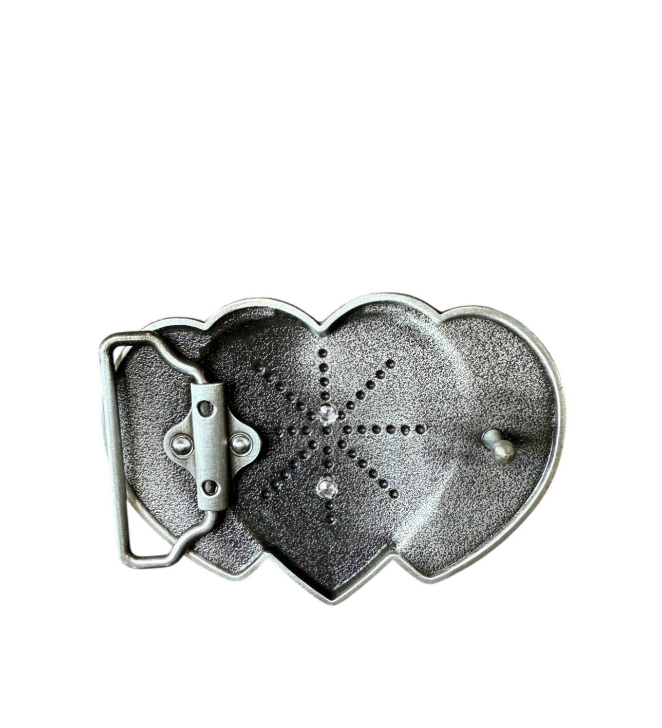 A8252 - Antique Silver Belt Buckle