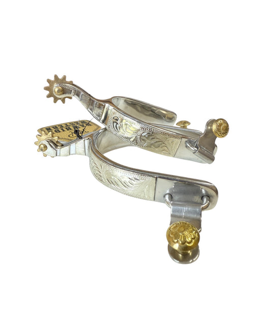 087801L  - Roping Spur Ladies with Silver Trim