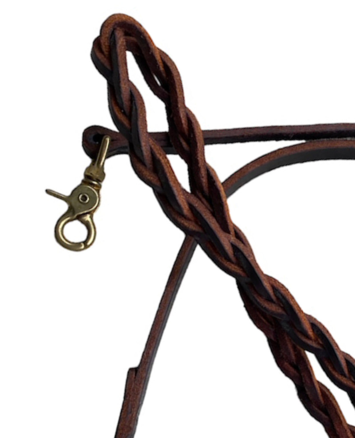 T5398 -  Aust Made Endless 3 Plaited  Leather Reins