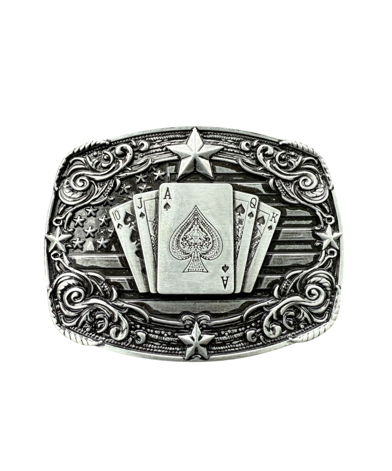 A8824 - Playing Cards alloy Belt Buckle - Rawhide Western Wear 